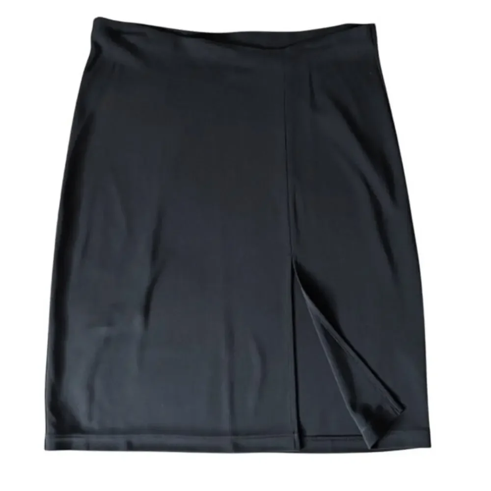 Vintage 90s DKNY Black Tube-Waist Mini Skirt Black Size L